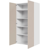 Multi-Living Køkken hyldeskab i Cibo Sabbia 123 H: 195,2 cm D: 60,0 cm - 2 låger inklusiv 4 hylder - Bredde: 100 cm