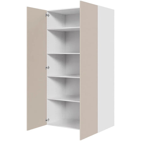 Multi-Living Køkken hyldeskab i Cibo Sabbia 123 H: 195,2 cm D: 60,0 cm - 2 låger inklusiv 4 hylder - Bredde: 100 cm