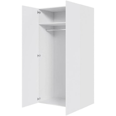 Multi-Living Bøjle/Højskab i Hvid Front H: 195,2 cm D: 60,0 cm - Inklusiv 1 hylde samt 1 oval bøjlestang i bredde: 100 cm