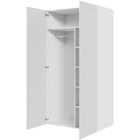 Multi-Living Combiskab i Romantik H: 195,2 cm D: 60,0 cm - 2 låger inklusiv 4 hylde samt 1 oval bøjlestang. - Bredde: 100 cm