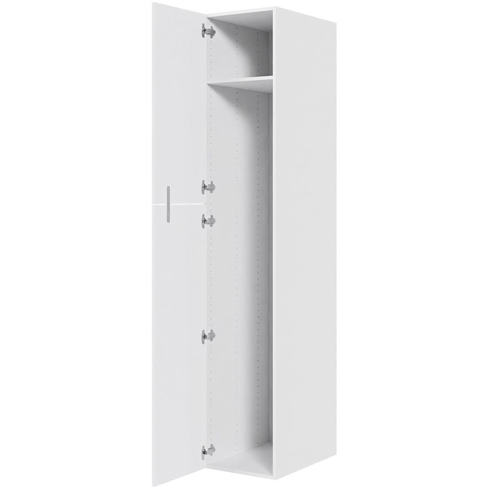 Multi-Living Køkken ekstra højt tomt skab i Hvid Front H: 214,4 cm D: 60,0 cm med 2-delt låge - i bredde: 40 cm