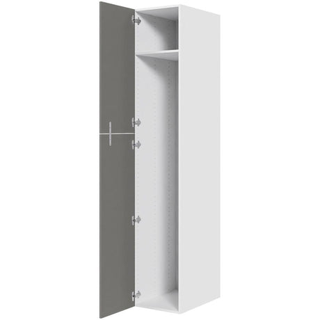 Multi-Living Køkken ekstra højt tomt skab i Cibo Grigio 128 H: 214,4 cm D: 60,0 cm - 2-delt låge - Bredde: 40 cm