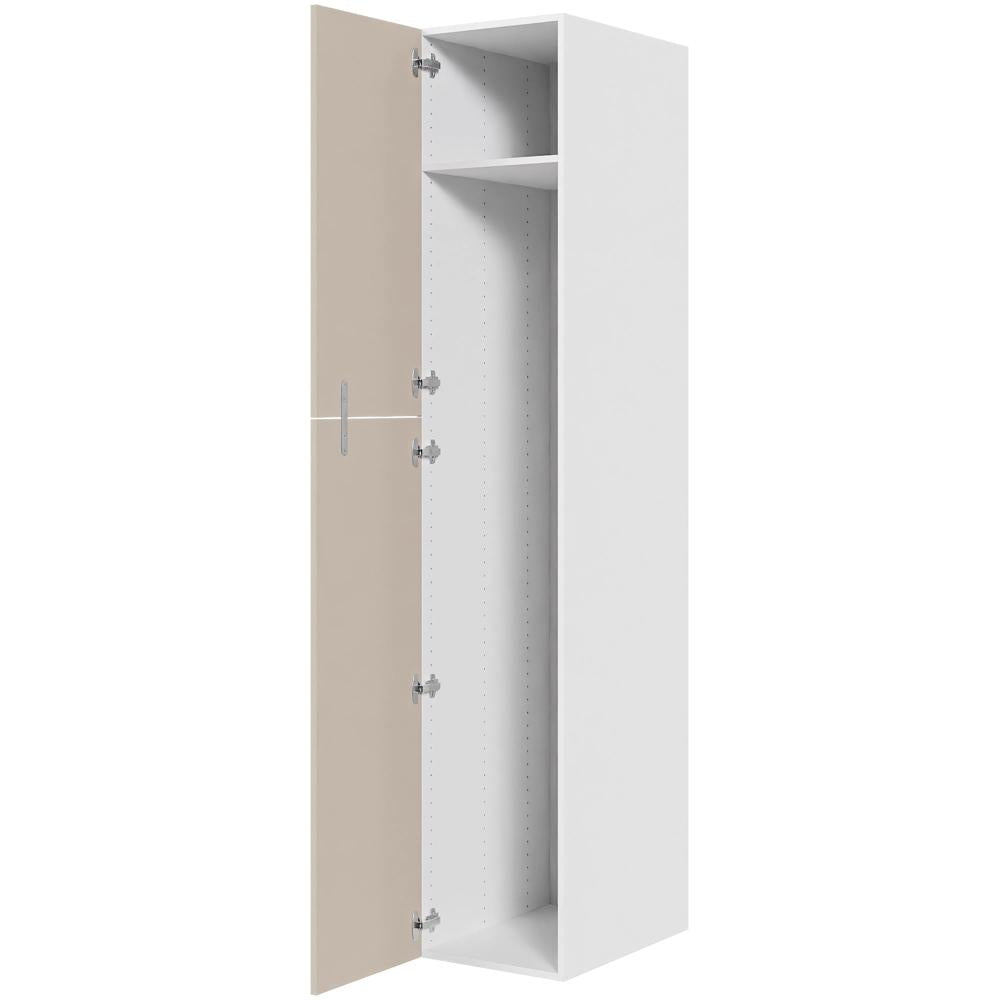 Multi-Living Køkken ekstra højt tomt skab i Cibo Sabbia 123 H: 214,4 cm D: 60,0 cm - 2-delt låge - Bredde: 40 cm