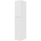 Multi-Living Køkken ekstra højt hyldeskab i Malet Hvid Front H: 214,4 cm D: 60,0 cm - 2 delt låge inklusiv 5 hylder - Bredde: 40 cm