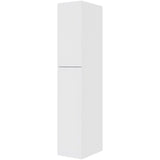 Multi-Living Køkken ekstra højt hyldeskab i Hvid Front H: 214,4 cm D: 60,0 cm med 2 delt låge inklusiv 5 hylder - Bredde: 40 cm