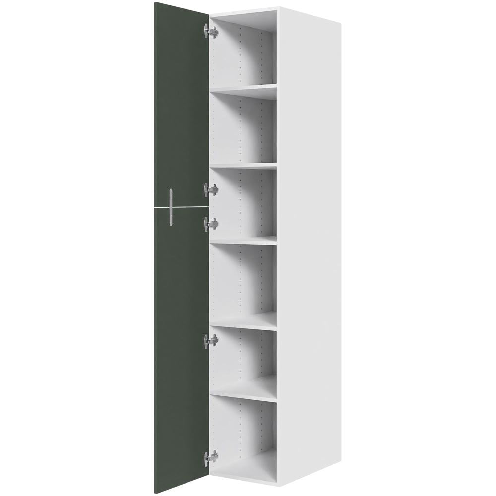 Multi-Living Køkken XL Hyldeskab i Cibo Verde 120 H: 214,4 cm D: 58,0 cm B:40 cm - med 2 låger og 5 hylder