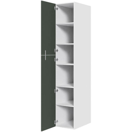 Multi-Living Køkken XL Hyldeskab i Cibo Verde 120 H: 214,4 cm D: 58,0 cm B:40 cm - med 2 låger og 5 hylder