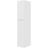 Multi-Living Køkken ekstra højt kosteskab i Malet Hvid Front H: 214,4 cm D: 60,0 cm - Inklusiv 1 hylde, 1 trådreol, 1 slangeholder - Bredde: 40 cm