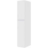 Multi-Living Køkken ekstra højt kosteskab i Hvid Front H: 214,4 cm D: 60,0 cm - Inklusiv 1 hylde, 1 trådreol, 1 slangeholder i bredde: 40 cm