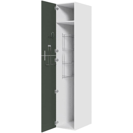 Multi-Living XL Kosteskab i Cibo Verde 120 H: 214,4 cm D: 58,0 cm B:40 cm - med hylde og låger