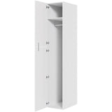 Multi-Living Malet Hvid Front XL Bøjleskab 40 cm med hylde, bøjlestang og to-delt låge