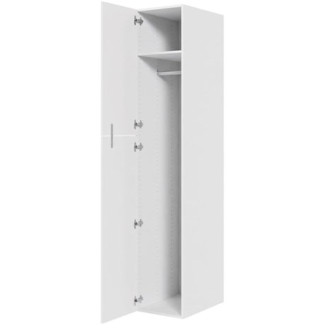 Multi-Living Malet Hvid Front XL Bøjleskab 40 cm med hylde, bøjlestang og to-delt låge