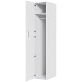 Multi-Living Ekstra højt bøjleskab i Romantik H: 214,4 cm D: 60,0 cm - 2-delt låge inklusiv 1 hylde samt 1 oval bøjlestang - Bredde: 40 cm