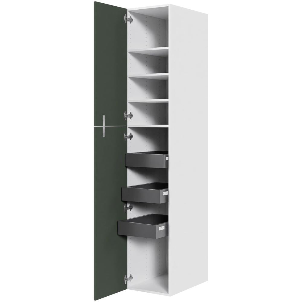 Multi-Living XL Linnedskab i Cibo Verde 120 H: 214,4 cm D: 58,0 cm B:40 cm - med deludtræk og softluk
