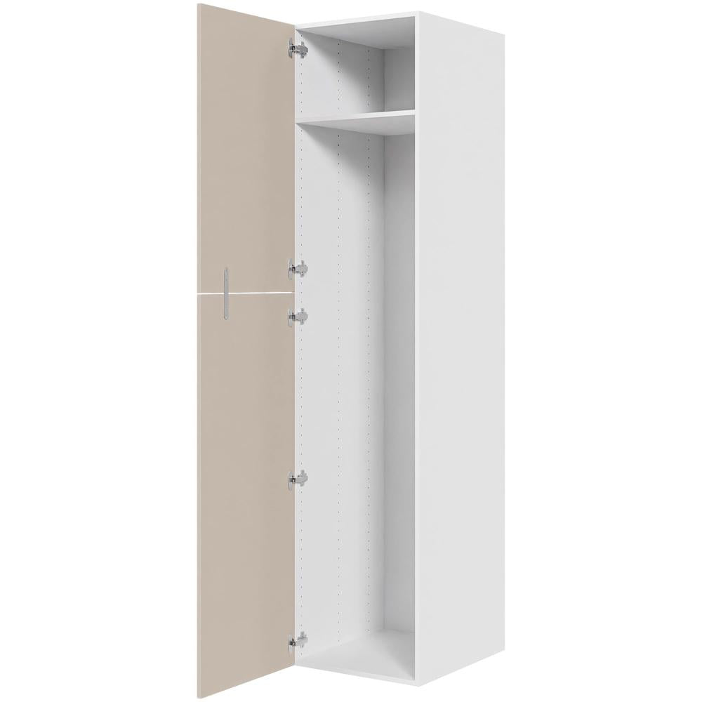 Multi-Living Køkken ekstra højt tomt skab i Cibo Sabbia 123 H: 214,4 cm D: 60,0 cm - 2-delt låge - Bredde: 50 cm