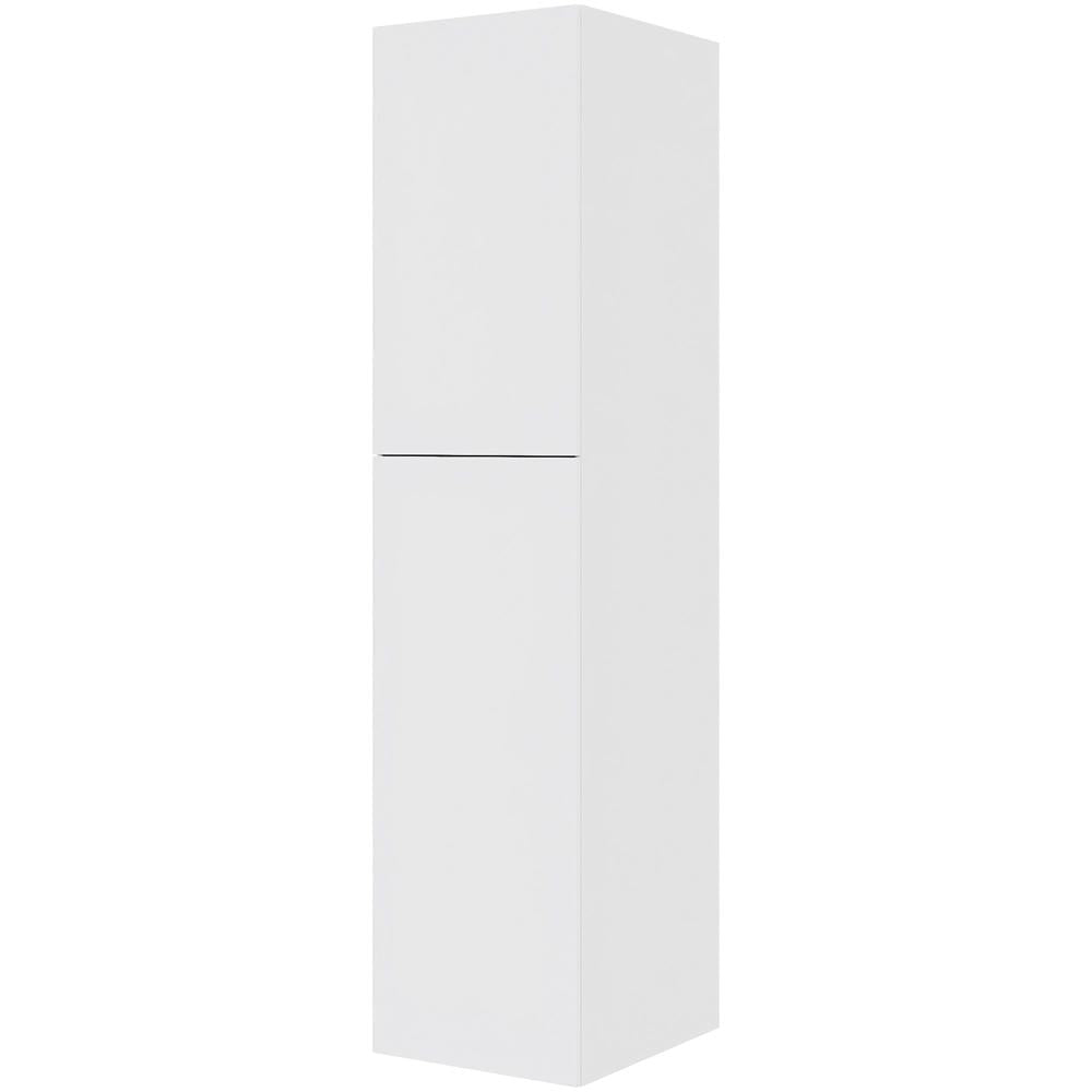 Multi-Living Køkken ekstra højt hyldeskab i Hvid Front H: 214,4 cm D: 60,0 cm med 2 delt låge inklusiv 5 hylder - Bredde: 50 cm