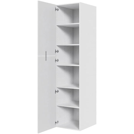 Multi-Living Køkken ekstra højt hyldeskab i Romantik H: 214,4 cm D: 60,0 cm - 2 delt låge inklusiv 5 hylder - Bredde: 40 cm