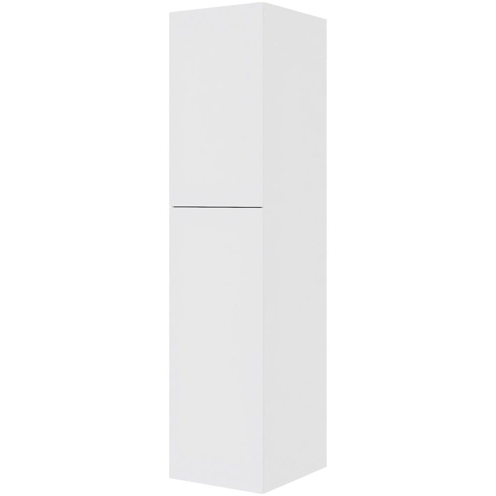 Multi-Living Køkken ekstra højt kosteskab i Hvid Front H: 214,4 cm D: 60,0 cm - Inklusiv 1 hylde, 1 trådreol, 1 slangeholder i bredde: 50 cm