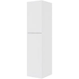 Multi-Living Køkken ekstra højt kosteskab i Hvid Front H: 214,4 cm D: 60,0 cm - Inklusiv 1 hylde, 1 trådreol, 1 slangeholder i bredde: 50 cm