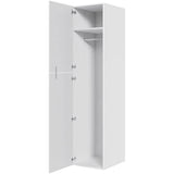 Multi-Living Ekstra højt bøjleskab i Romantik H: 214,4 cm D: 60,0 cm - 2-delt låge inklusiv 1 hylde samt 1 oval bøjlestang - Bredde: 50 cm