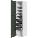 Multi-Living XL Linnedskab i Cibo Verde 120 H: 214,4 cm D: 58,0 cm B:50 cm - med deludtræk og softluk
