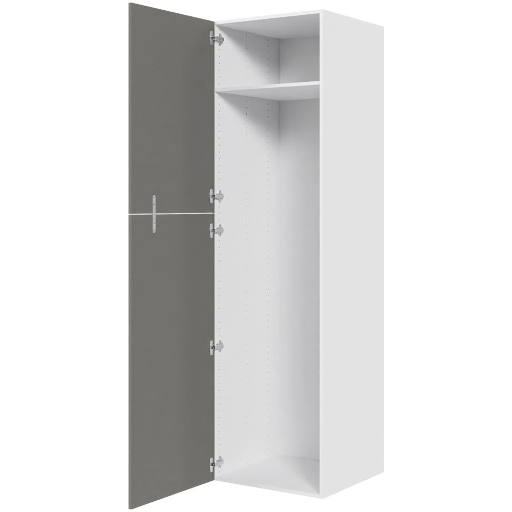 Multi-Living Køkken ekstra højt tomt skab i Cibo Grigio 128 H: 214,4 cm D: 60,0 cm - 2-delt låge - Bredde: 60 cm