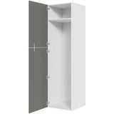 Multi-Living Køkken ekstra højt tomt skab i Cibo Grigio 128 H: 214,4 cm D: 60,0 cm - 2-delt låge - Bredde: 60 cm