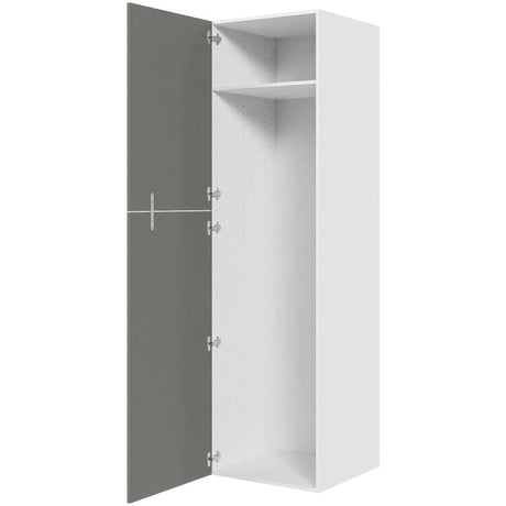 Multi-Living Køkken ekstra højt tomt skab i Cibo Grigio 128 H: 214,4 cm D: 60,0 cm - 2-delt låge - Bredde: 60 cm