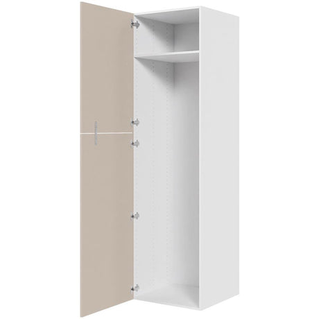 Multi-Living Køkken ekstra højt tomt skab i Cibo Sabbia 123 H: 214,4 cm D: 60,0 cm - 2-delt låge - Bredde: 60 cm