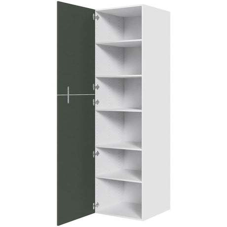 Multi-Living Køkken XL Hyldeskab i Cibo Verde 120 H: 214,4 cm D: 58,0 cm B:60 cm - med 2 låger og 5 hylder