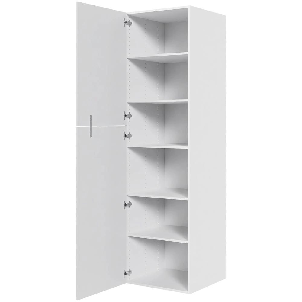 Multi-Living Køkken ekstra højt hyldeskab i Romantik H: 214,4 cm D: 60,0 cm - 2 delt låge inklusiv 5 hylder - Bredde: 60 cm