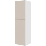 Multi-Living Køkken ekstra højt hyldeskab i Cibo Sabbia 123 H: 214,4 cm D: 60,0 cm - 2 delt låge inklusiv 5 hylder - Bredde: 60 cm
