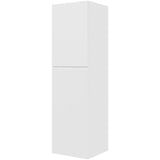 Multi-Living Hvid Malet Front XL Linnedskab 60 cm med 4 hylder, 3 bakker og to-delt låge - deludtræk