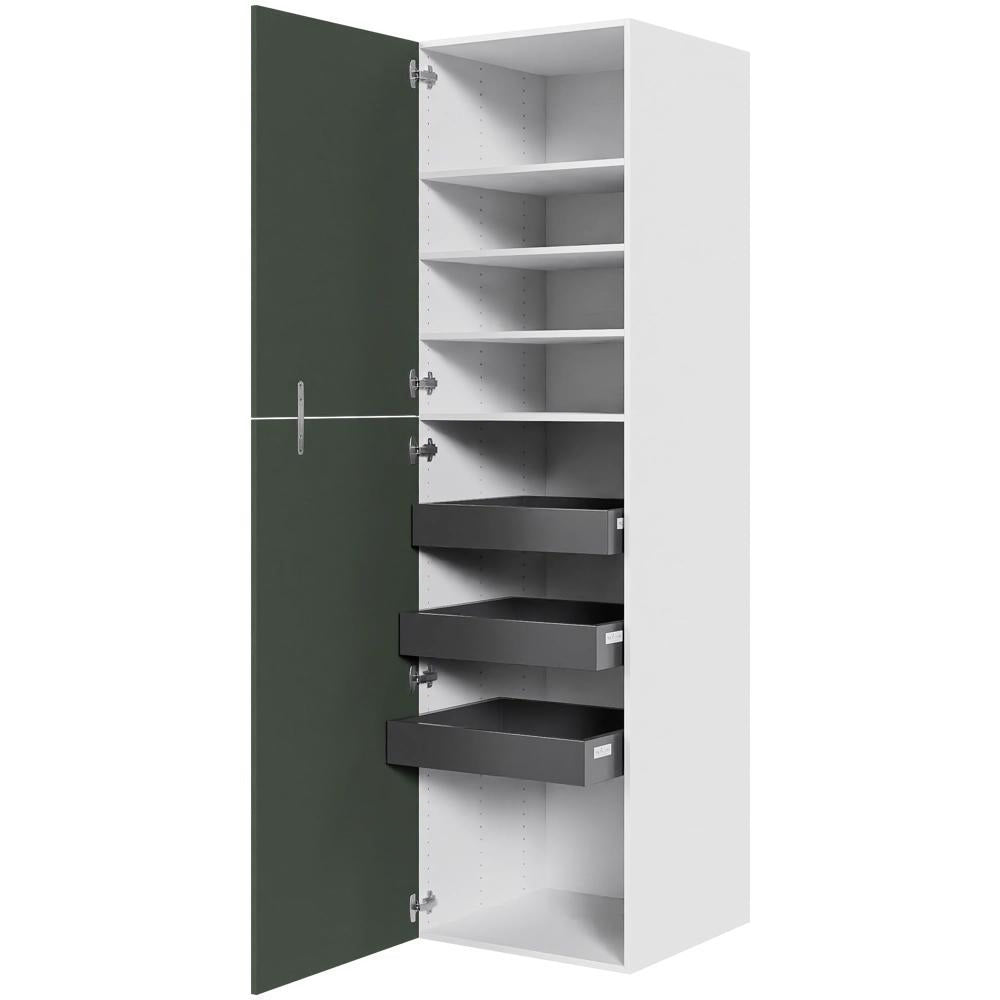 Multi-Living XL Linnedskab i Cibo Verde 120 H: 214,4 cm D: 58,0 cm B:60 cm - med deludtræk og softluk
