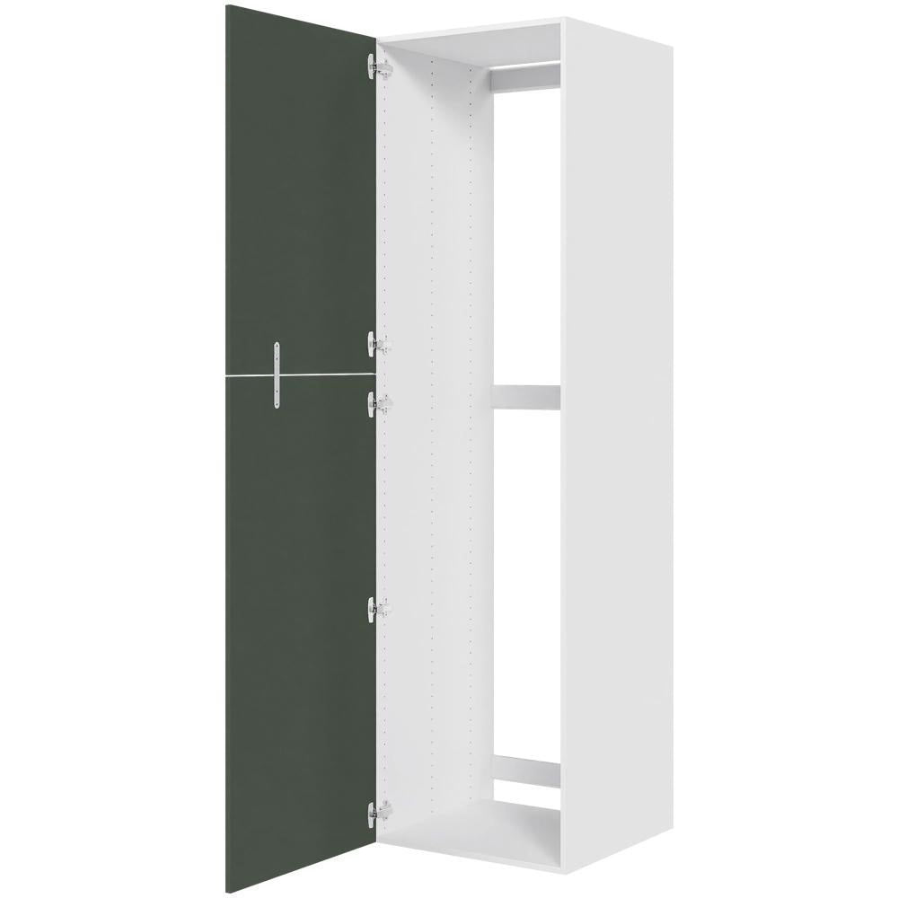 Multi-Living XL Indbygningsskab til køl i Cibo Verde 120 H: 214,4 cm D: 58,0 cm B: 60 cm - med blændlåger