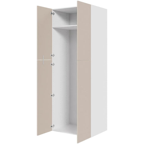 Multi-Living Køkken ekstra højt tomt skab i Cibo Sabbia 123 H: 214,4 cm D: 60,0 cm - 2-delt låge - Bredde: 80 cm