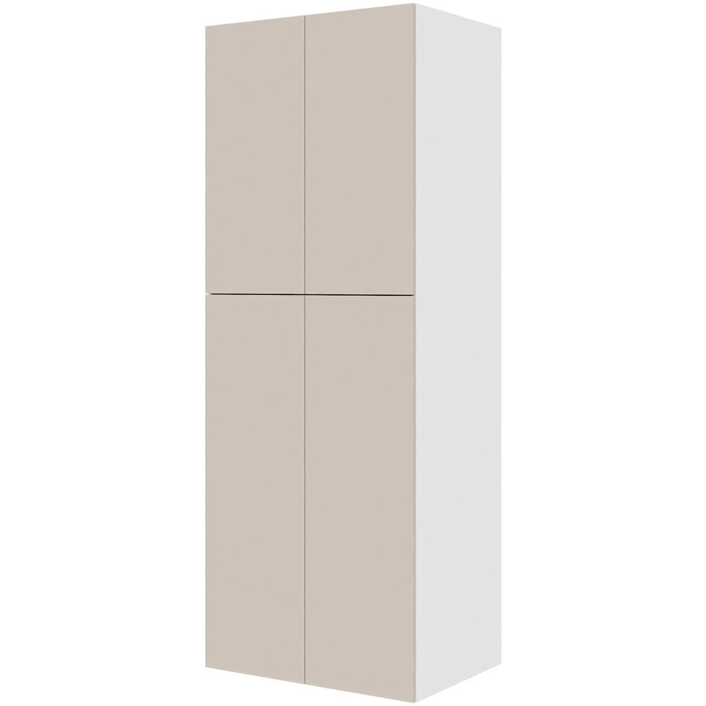 Multi-Living Køkken ekstra højt tomt skab i Cibo Sabbia 123 H: 214,4 cm D: 60,0 cm - 2-delt låge - Bredde: 80 cm