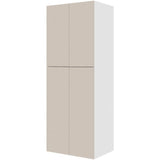 Multi-Living Køkken ekstra højt tomt skab i Cibo Sabbia 123 H: 214,4 cm D: 60,0 cm - 2-delt låge - Bredde: 80 cm