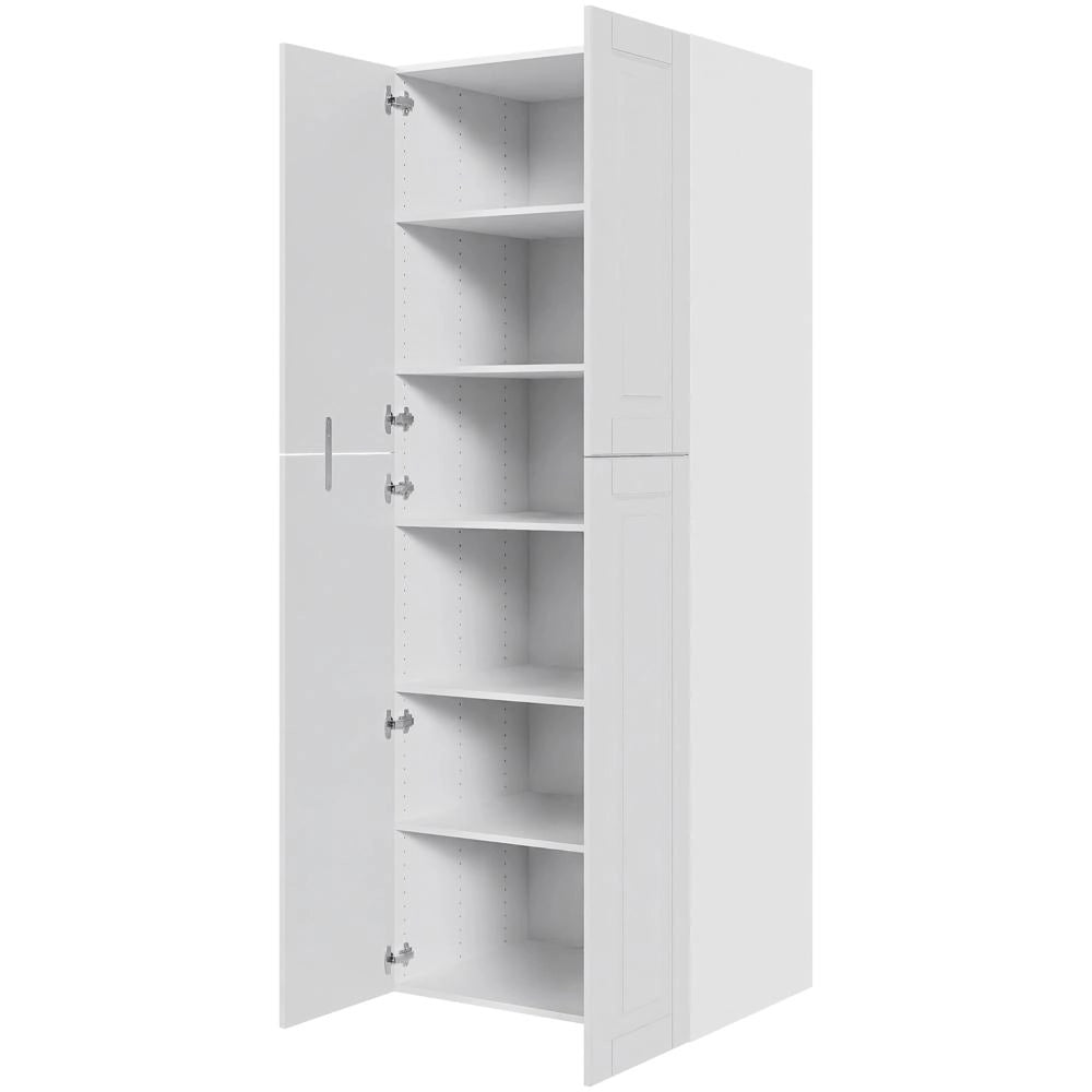 Multi-Living Ekstra højt hyldeskab i Romantik H: 214,4 cm D: 60,0 cm - 2 delt låge inklusiv 5 hylder - Bredde: 80 cm