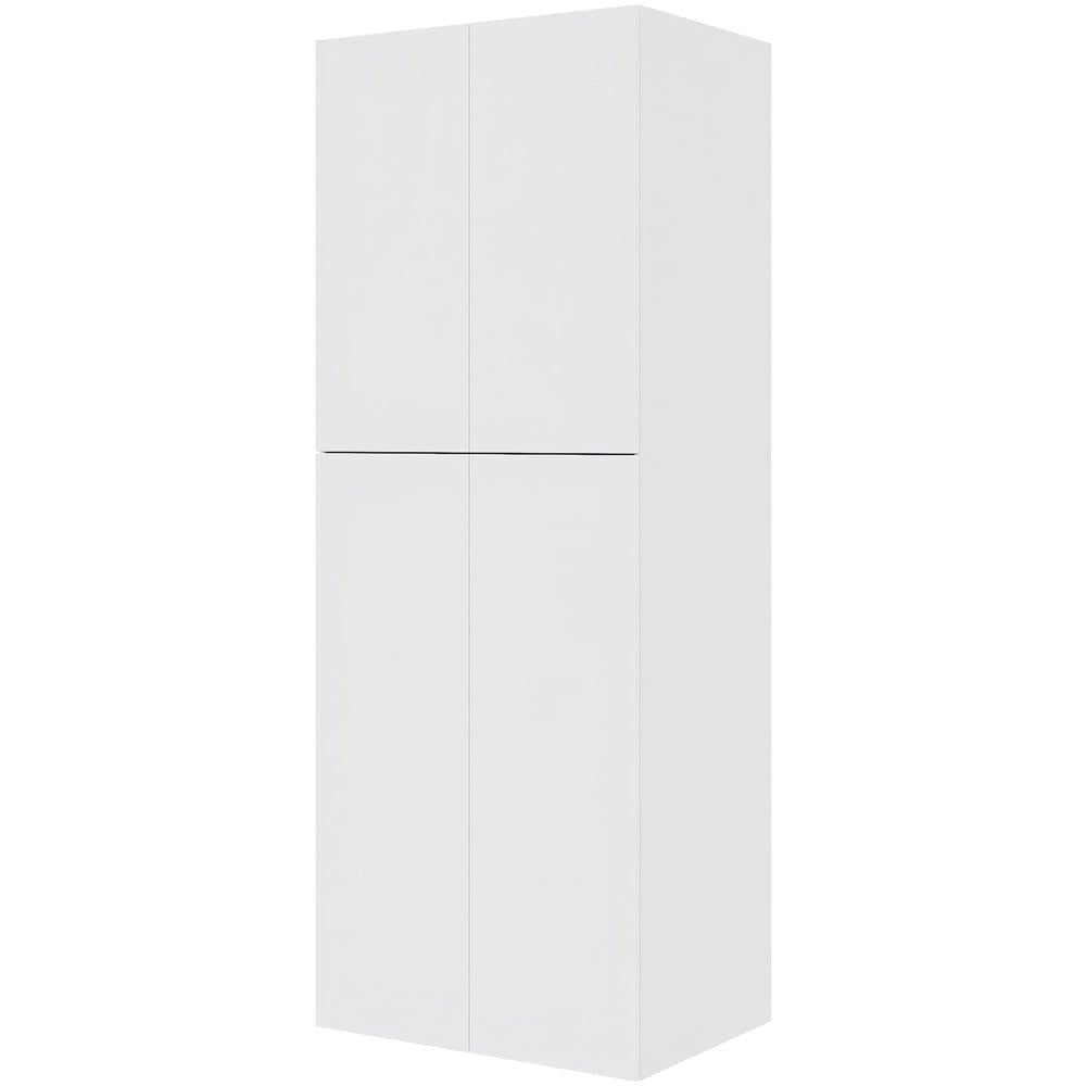 Multi-Living XL Bøjleskab i bredde 80 cm med hylde, bøjlestang og to-delte låger