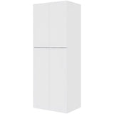 Multi-Living Ekstra højt combiskab i Hvid Front H: 214,4 cm D: 60,0 cm - 2 låger inklusiv 4 hylde samt 1 oval bøjlestang i bredde: 80 cm