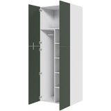 Multi-Living XL Combiskab i Cibo Verde 120 H: 214,4 cm D: 58,0 cm B: 80 cm - med 4 hylder og metalbøjlestang