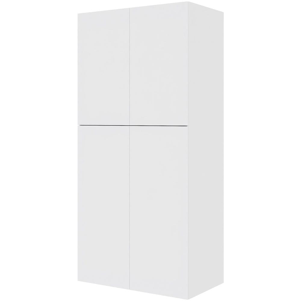 Multi-Living Køkken ekstra højt tomt skab i Hvid Front H: 214,4 cm D: 60,0 cm med 2-delt låge - i bredde: 100 cm