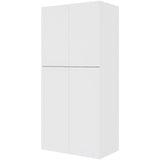 Multi-Living Køkken ekstra højt tomt skab i Hvid Front H: 214,4 cm D: 60,0 cm med 2-delt låge - i bredde: 100 cm