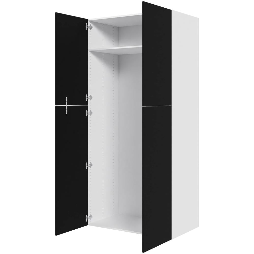 Multi-Living Køkken ekstra højt tomt skab i Cibo Nero H: 214,4 cm D: 60,0 cm - 2-delt låge - Bredde: 100 cm