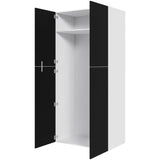 Multi-Living Køkken ekstra højt tomt skab i Cibo Nero H: 214,4 cm D: 60,0 cm - 2-delt låge - Bredde: 100 cm