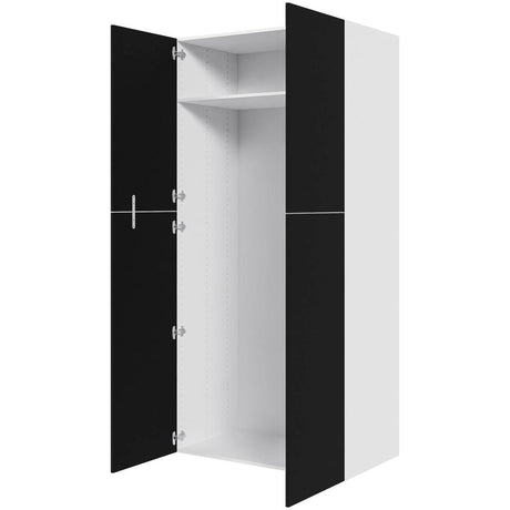 Multi-Living Køkken ekstra højt tomt skab i Cibo Nero H: 214,4 cm D: 60,0 cm - 2-delt låge - Bredde: 100 cm