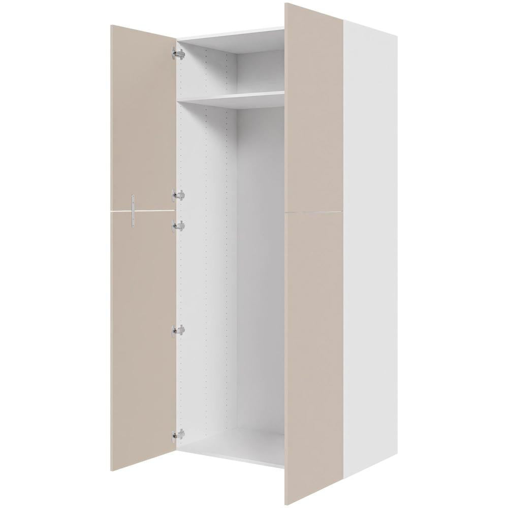 Multi-Living Køkken ekstra højt tomt skab i Cibo Sabbia 123 H: 214,4 cm D: 60,0 cm - 2-delt låge - Bredde: 100 cm