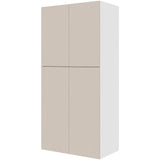 Multi-Living Køkken ekstra højt tomt skab i Cibo Sabbia 123 H: 214,4 cm D: 60,0 cm - 2-delt låge - Bredde: 100 cm