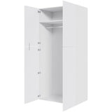 Multi-Living XL Bøjleskab i bredde 100 cm med hylde, bøjlestang og to-delte låger